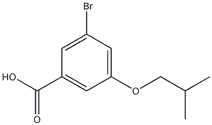 3-Bromo-5-isobutoxybenzoic acid CAS#: 1228956-99-7