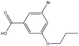 3-Bromo-5-propoxybenzoic acid CAS#: 1226808-68-9