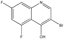 3-Bromo-5,7-difluoro-4-hydroxyquinoline CAS#: 1204812-11-2
