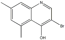 3-Bromo-5,7-dimethyl-4-hydroxyquinoline CAS#: 1204812-06-5