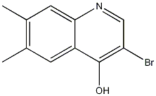 3-Bromo-6,7-dimethyl-4-hydroxyquinoline CAS#: 1204811-69-7