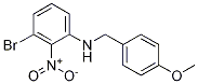 3-Bromo-N-(4-methoxybenzyl)-2-nitroaniline CAS#: 1133115-36-2