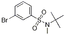 3-Bromo-N-t-butyl-N-methylbenzenesulfonamide CAS#: 1187386-30-6