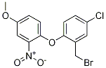 3-Bromomethyl-1-chloro-4-(4-methoxy-2-nitrophenoxy)benzene CAS#: 1215782-19-6