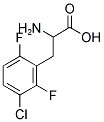 3-CHLORO-2,6-DIFLUORO-DL-PHENYLALANINE CAS#: 1260006-14-1