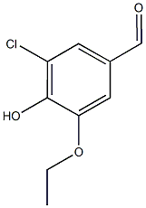 3-CHLORO-5-ETHOXY-4-HYDROXYBENZALDEHYDE CAS#: 70842-33-0