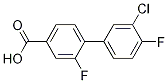 3'-Chloro-2,4'-difluoro-[1,1'-biphenyl]-4-carboxylic acid CAS#: 1261922-99-9