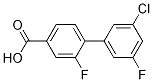 3'-Chloro-2,5'-difluoro-[1,1'-biphenyl]-4-carboxylic acid CAS#: 1261970-29-9
