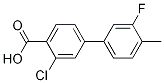 3-Chloro-3'-fluoro-4'-Methyl-[1,1'-biphenyl]-4-carboxylic acid CAS#: 1261893-13-3