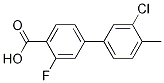 3'-Chloro-3-fluoro-4'-Methyl-[1,1'-biphenyl]-4-carboxylic acid CAS#: 1261901-57-8