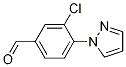 3-Chloro-4-(1H-pyrazol-1-yl)benzaldehyde CAS#: 1186663-52-4
