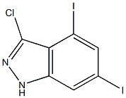 3-Chloro-4,6-diiodo (1H)indazole CAS#: 1082042-05-4