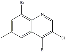 3-Chloro-4,8-dibromo-6-methylquinoline CAS#: 1209362-80-0