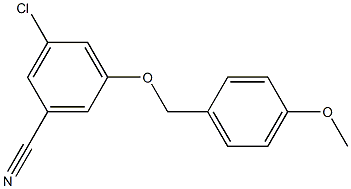 3-Chloro-5-[(4-Methoxybenzyl)oxy]benzonitrile CAS#: 1213790-87-4