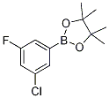 3-Chloro-5-fluoro-(4,4,5,5-tetramethyl-1,3,2-dioxaborolan-2-yl)benzene CAS#: 1245524-02-0