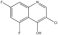3-Chloro-5,7-difluoro-4-hydroxyquinoline CAS#: 1204812-08-7