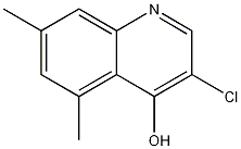 3-Chloro-5,7-dimethyl-4-hydroxyquinoline CAS#: 1204812-09-8