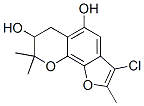 (-)-3-Chloro-7,8-dihydro-2,8,8-trimethyl-6H-furo[3,2-h][1]benzopyran-5,7-diol CAS#: 70954-30-2