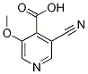 3-Cyano-5-methoxyisonicotinic acid CAS#: 1138444-09-3