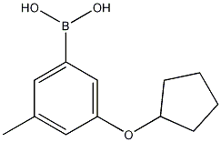 3-(Cyclopentyloxy)-5-methylphenylboronic acid CAS#: 1256346-07-2