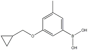 3-(Cyclopropylmethoxy)-5-methylphenylboronic acid CAS#: 1256345-78-4