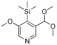 3-(Dimethoxymethyl)-5-methoxy-4-(trimethylsilyl)-pyridine CAS#: 1138443-91-0