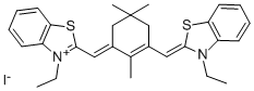 3-ETHYL-2-[(3-([3-ETHYL-1,3-BENZOTHIAZOL-2(3H)-YLIDENE]METHYL)-2,5,5-TRIMETHYL-2-CYCLOHEXEN-1-YLIDENE)METHYL]-1,3-BENZOTHIAZOL-3-IUM IODIDE CAS#: 70677-52-0