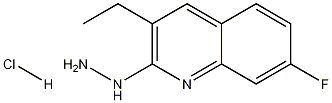 3-Ethyl-7-fluoro-2-hydrazinoquinoline hydrochloride CAS#: 1171561-34-4