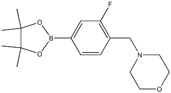 3-FLUORO-4-(N-MORPHOLINOMETHYL)PHENYLBORONIC ACID, PINACOL ESTER CAS#: 1073354-74-1