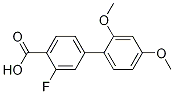 3-Fluoro-2',4'-diMethoxy-[1,1'-biphenyl]-4-carboxylic acid CAS#: 1179916-77-8