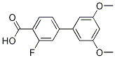 3-Fluoro-3',5'-diMethoxy-[1,1'-biphenyl]-4-carboxylic acid CAS#: 1261980-91-9