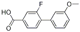 3-Fluoro-4-(3-methoxyphenyl)benzoic acid CAS#: 1261924-36-0