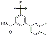 3'-Fluoro-4'-Methyl-5-(trifluoroMethyl)-[1,1'-biphenyl]-3-carboxylic acid CAS#: 1261972-04-6