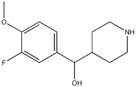 (3-Fluoro-4-methoxy-phenyl)-piperidin-4-yl-methanol CAS#: 1155563-13-5