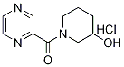 (3-Hydroxy-piperidin-1-yl)-pyrazin-2-yl-Methanone hydrochloride, 98+% C10H14ClN3O2, 分子量 243.69 CAS#: 1185309-06-1