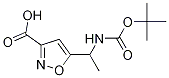 3-Isoxazolecarboxylic acid, 5-[1-[[(1,1-diMethylethoxy)carbonyl]aMino]ethyl]- CAS#: 1097257-19-6
