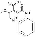 3-Methoxy-5-(phenylcarbamoyl)isonicotinic acid CAS#: 1087659-19-5