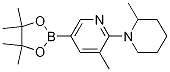 3-Methyl-2-(2-Methylpiperidin-1-yl)-5-(4,4,5,5-tetraMethyl-1,3,2-dioxaborolan-2-yl)pyridine CAS#: 1350639-17-6
