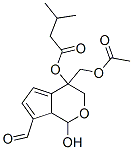 3-Methylbutanoic acid 4-[(acetyloxy)methyl]-7-formyl-1,3,4,7a-tetrahydro-1-hydroxycyclopenta[c]pyran-4-yl ester CAS#: 71013-41-7