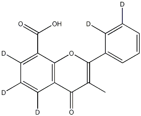 3-Methylflavone-8-carboxylic Acid-d5 CAS#: 1189883-79-1