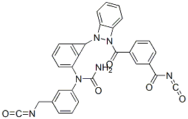 3-[[[[N-(3-isocyanatomethylphenyl)ureido]phenylene]methyl]phenyleneaminocarbamoyl]benzoyl isocyanate CAS#: 71130-76-2