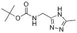3-(N-BOC-AMINOMETHYL)-5-METHYL-4H-1,2,4-TRIAZOLE CAS#: 1263280-95-0