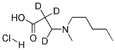 3-(N-METHYL-N-PENTYL-AMINO)-PROPIONIC ACID-D3, HYDROCHLORIDE CAS#: 1246817-11-7