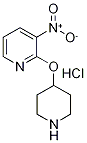 3-Nitro-2-(piperidin-4-yloxy)-pyridine hydrochloride, 98+% C10H14ClN3O3, 分子量 259.69 CAS#: 1185313-15-8