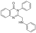 3-PHENYL-2-PHENYLAMINOMETHYL-3H-QUINAZOLIN-4-ONE CAS#: 72235-16-6