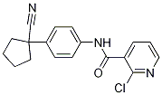3-PyridinecarboxaMide, 2-chloro-N-[4-(1-cyanocyclopentyl)phenyl] CAS#: 1158560-99-6