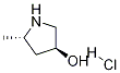 3-Pyrrolidinol, 5-Methyl-, hydrochloride, (3S,5S)- CAS#: 1107658-77-4