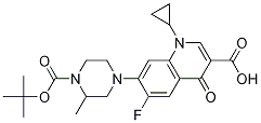 3-Quinolinecarboxylic acid, 1-cyclopropyl-7-[4-[(1,1-diMethylethoxy)carbonyl]-3-Methyl-1-piperazinyl]-6-fluoro-1,4-dihydro-4-oxo- CAS#: 1089339-61-6