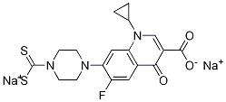 3-Quinolinecarboxylic acid, 1-cyclopropyl-7-[4-(dithiocarboxy)-1-piperazinyl]-6-fluoro-1,4-dihydro-4-oxo-, disodiuM salt (9CI) CAS#: 1081979-64-7