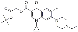 3-Quinolinecarboxylic acid, 1-cyclopropyl-7-(4-ethyl-1-piperazinyl)-6-fluoro-1,4-dihydro-4-oxo-, 2-(1,1-diMethylethoxy)-2-oxoethyl ester CAS#: 1242012-53-8